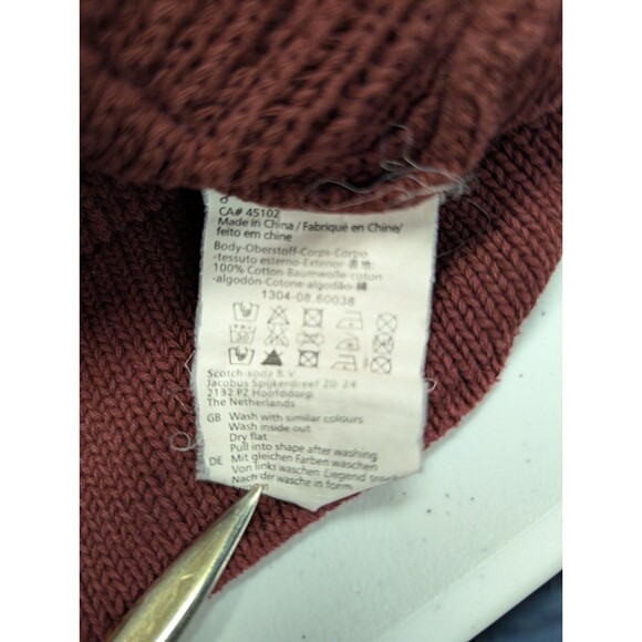 Scotch & Soda Cardigan Sweater Men's XL Button Knitwear Heavy Amsterdam Couture - Picture 10 of 14